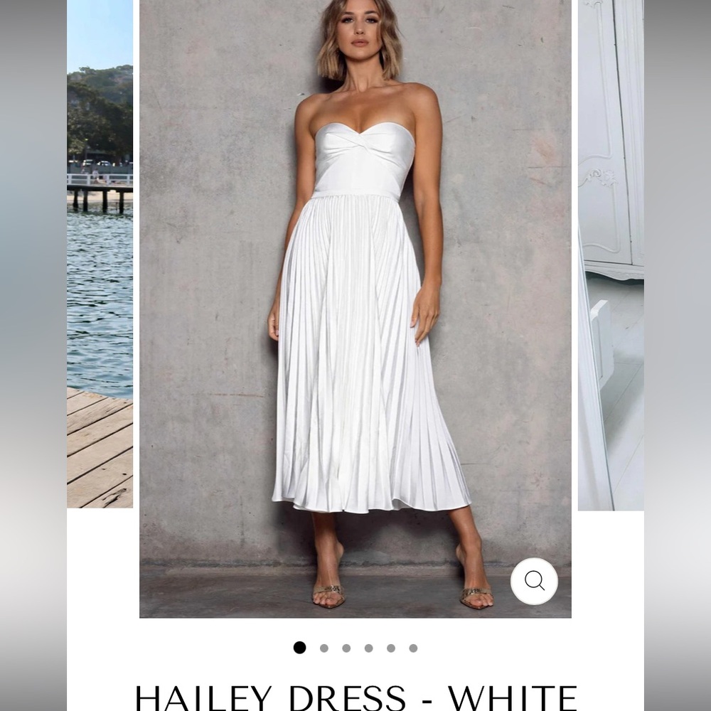 JAUS HAILEY DRESS - WHITE